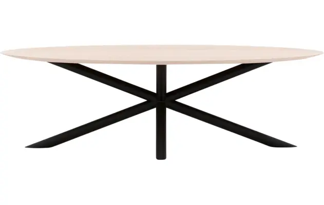 Goossens excellent eettafel gs 1302 wit eiken - 8219372-02