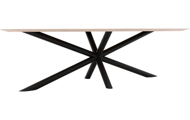 Goossens excellent eettafel gs 1302 wit eiken - 8219372-03