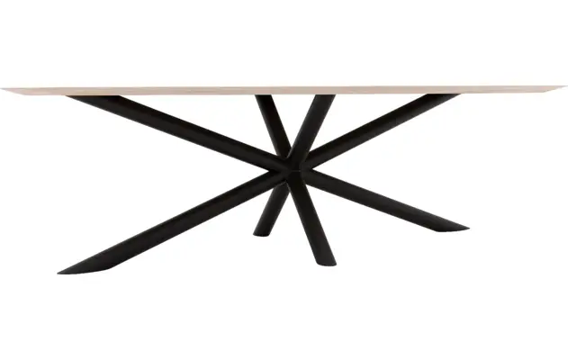 Goossens excellent eettafel gs 1302 wit eiken - 8219372-03