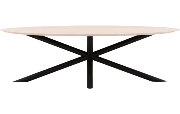 Goossens excellent eettafel gs 1302 wit eiken - 8219373-02