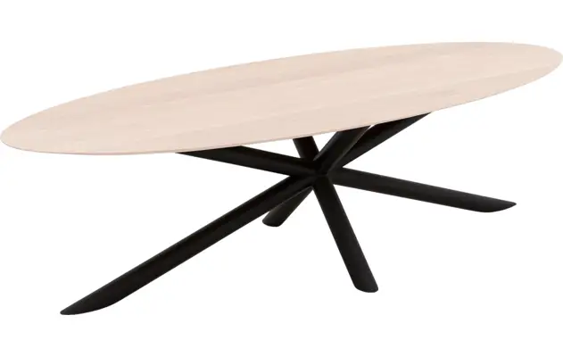 Goossens excellent eettafel gs 1302 wit eiken - 8219373-04