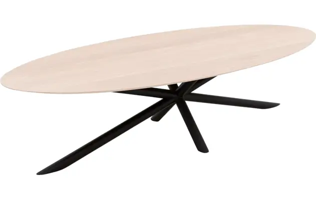 Goossens excellent eettafel gs 1302 wit eiken - 8219374-04