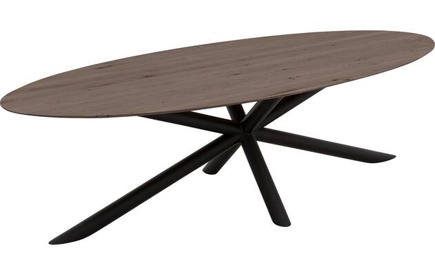 Goossens excellent eettafel gs 1302 donker bruin eiken - 8219379-03