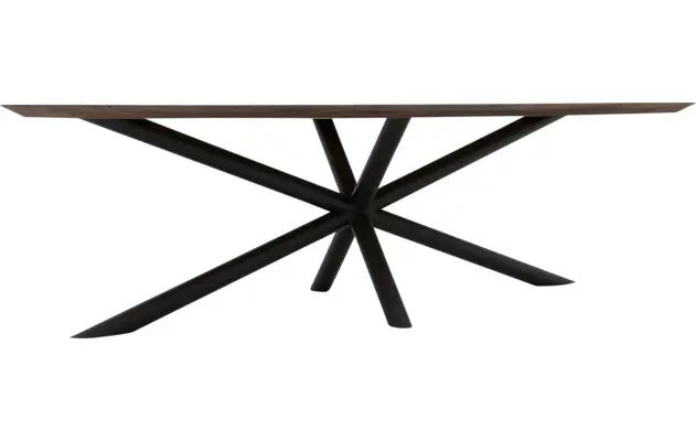 Goossens excellent eettafel gs 1302 donker bruin eiken - 8219379-04