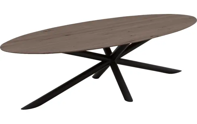Goossens excellent eettafel gs 1302 donker bruin eiken - 8219380-03