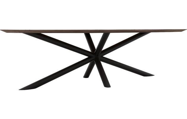 Goossens excellent eettafel gs 1302 donker bruin eiken - 8219380-04