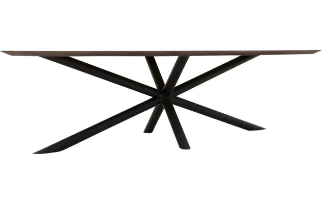 Goossens excellent eettafel gs 1302 donker bruin eiken - 8219380-04