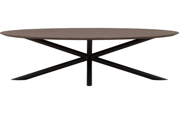 Goossens excellent eettafel gs 1302 donker bruin eiken - 8219381-02