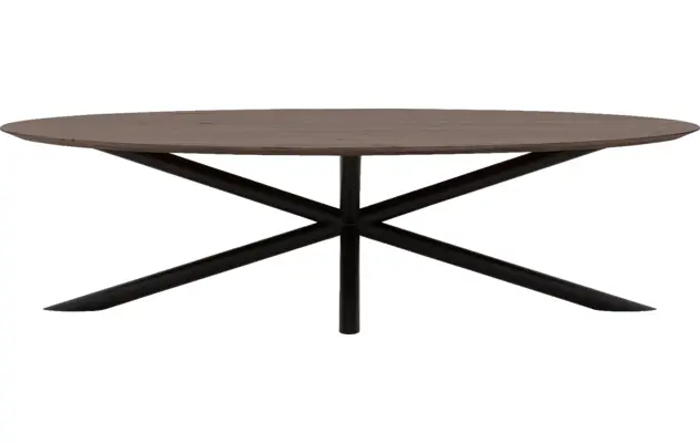 Goossens excellent eettafel gs 1302 donker bruin eiken - 8219381-02