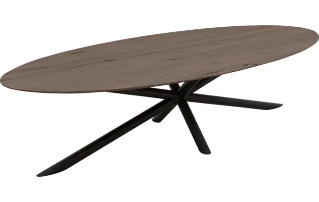 Goossens excellent eettafel gs 1302 donker bruin eiken - 8219381-03