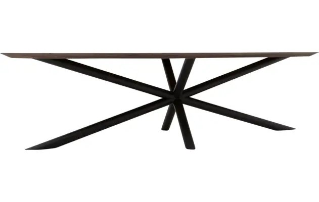 Goossens excellent eettafel gs 1302 donker bruin eiken - 8219381-04