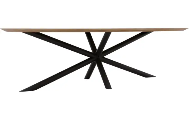 Goossens excellent eettafel gs 1302 blank eiken - 8219386-04