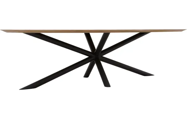 Goossens excellent eettafel gs 1302 blank eiken - 8219387-04