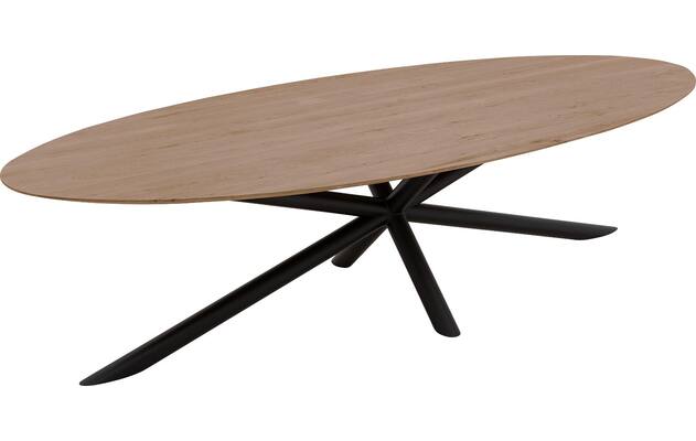 Goossens excellent eettafel gs 1302 blank eiken - 8219388-03