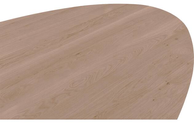 Goossens excellent eettafel gs 1302 blank eiken - 8219388-05