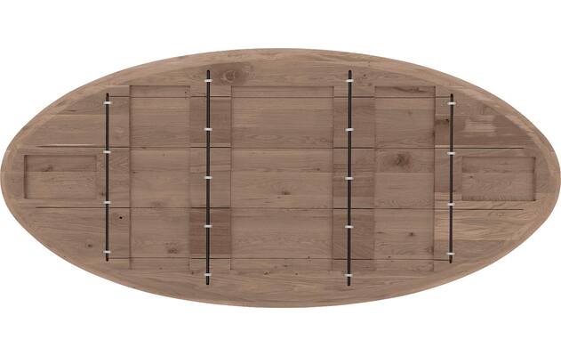 Goossens excellent eettafel gs 1302 blank eiken - 8219388-07