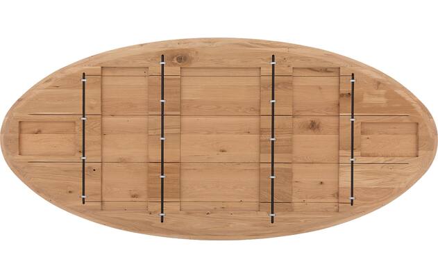 Goossens excellent eettafel gs 1302 blank eiken - 8219400-07