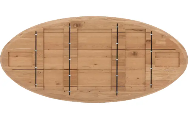 Goossens excellent eettafel gs 1302 blank eiken - 8219400-07