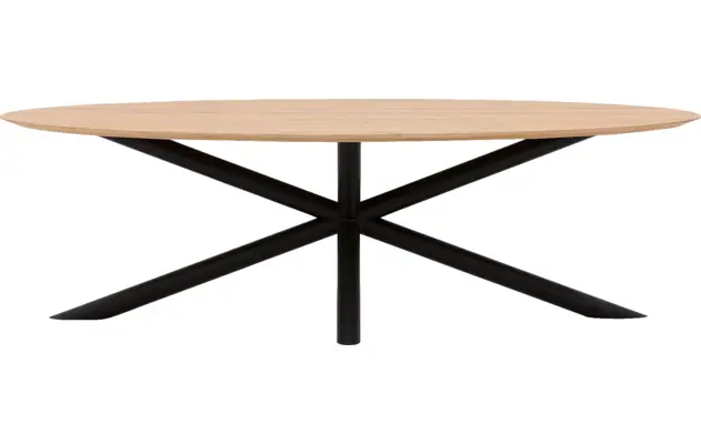 Goossens excellent eettafel gs 1302 blank eiken - 8219401-02
