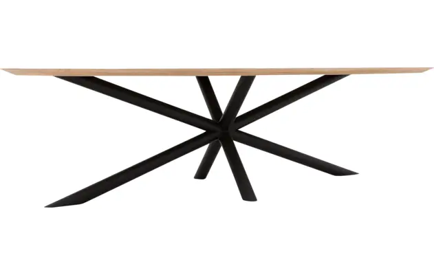 Goossens excellent eettafel gs 1302 blank eiken - 8219401-04