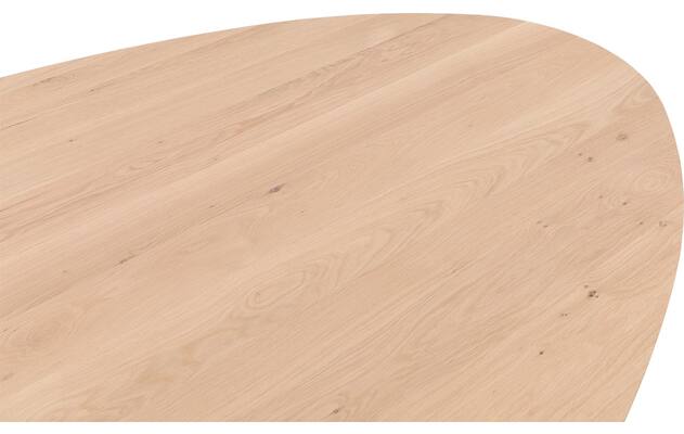 Goossens excellent eettafel gs 1302 blank eiken - 8219401-05