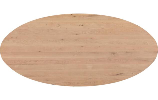 Goossens excellent eettafel gs 1302 blank eiken - 8219401-06