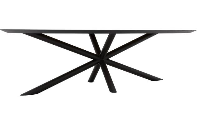 Goossens excellent eettafel gs 1302 zwart eiken - 8219406-03