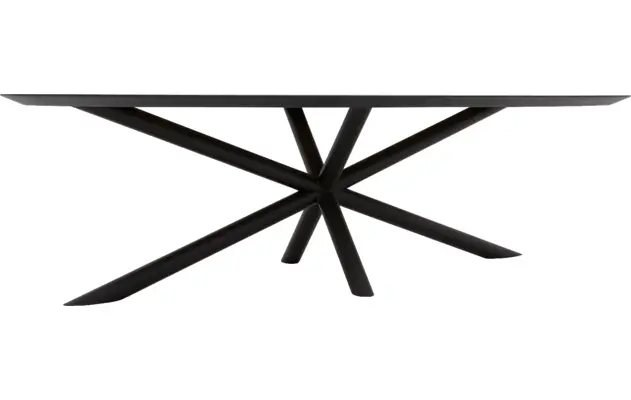 Goossens excellent eettafel gs 1302 zwart eiken - 8219406-03