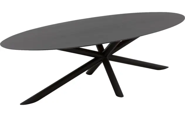 Goossens excellent eettafel gs 1302 zwart eiken - 8219406-04