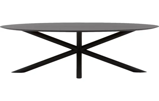 Goossens excellent eettafel gs 1302 zwart eiken - 8219407-02