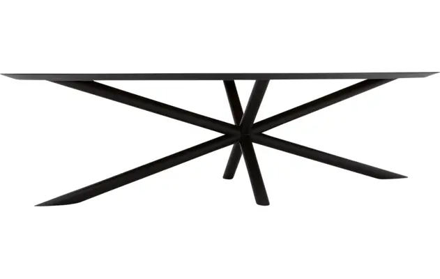 Goossens excellent eettafel gs 1302 zwart eiken - 8219408-04