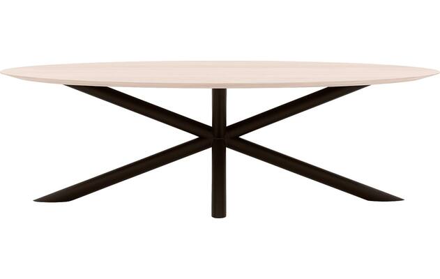 Goossens excellent eettafel gs 1302 wit eiken - 8219455-02