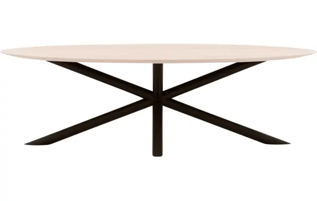 Goossens excellent eettafel gs 1302 wit eiken - 8219455-02
