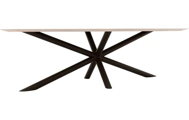 Goossens excellent eettafel gs 1302 wit eiken - 8219455-03