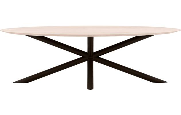 Goossens excellent eettafel gs 1302 wit eiken - 8219456-02