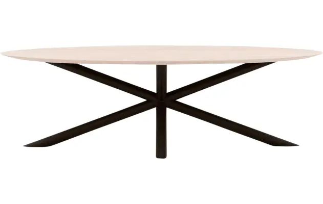 Goossens excellent eettafel gs 1302 wit eiken - 8219456-02