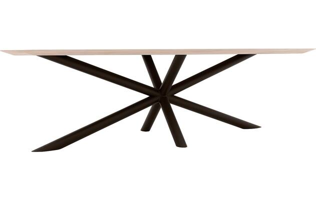 Goossens excellent eettafel gs 1302 wit eiken - 8219456-03