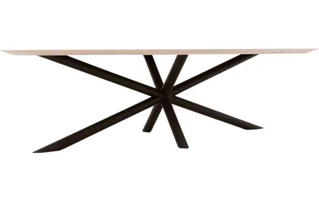 Goossens excellent eettafel gs 1302 wit eiken - 8219456-03