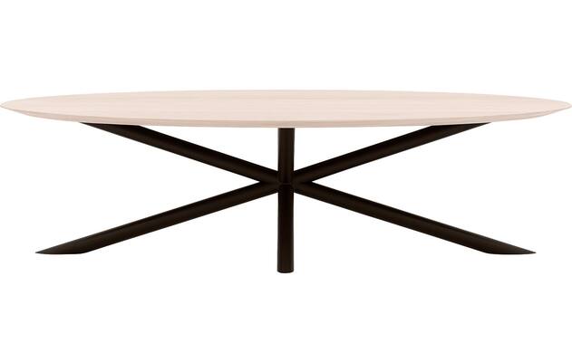 Goossens excellent eettafel gs 1302 wit eiken - 8219457-02