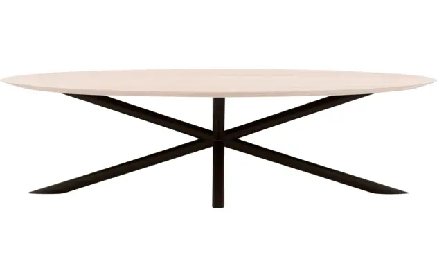 Goossens excellent eettafel gs 1302 wit eiken - 8219457-02