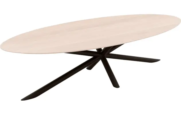 Goossens excellent eettafel gs 1302 wit eiken - 8219457-04