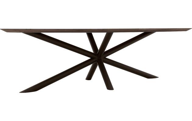 Goossens excellent eettafel gs 1302 donker bruin eiken - 8219462-03