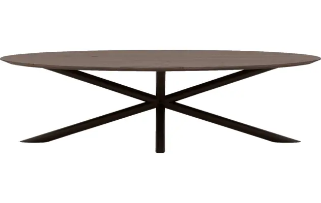 Goossens excellent eettafel gs 1302 donker bruin eiken - 8219464-02