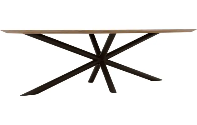 Goossens excellent eettafel gs 1302 blank eiken - 8219469-03