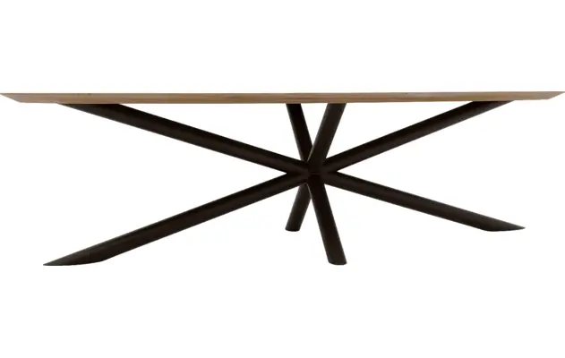 Goossens excellent eettafel gs 1302 blank eiken - 8219471-03