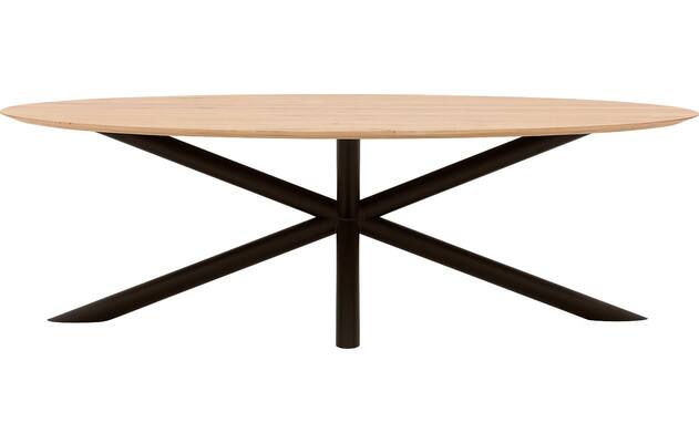 Goossens excellent eettafel gs 1302 blank eiken - 8219483-02