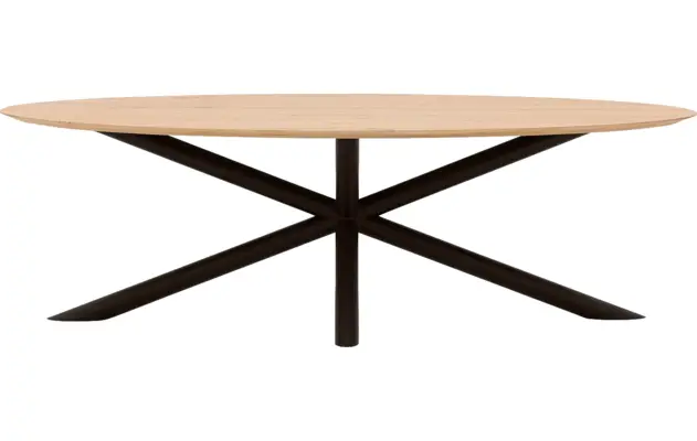 Goossens excellent eettafel gs 1302 blank eiken - 8219483-02