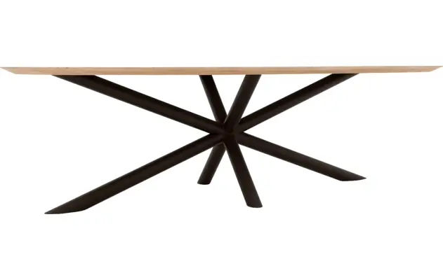 Goossens excellent eettafel gs 1302 blank eiken - 8219483-03