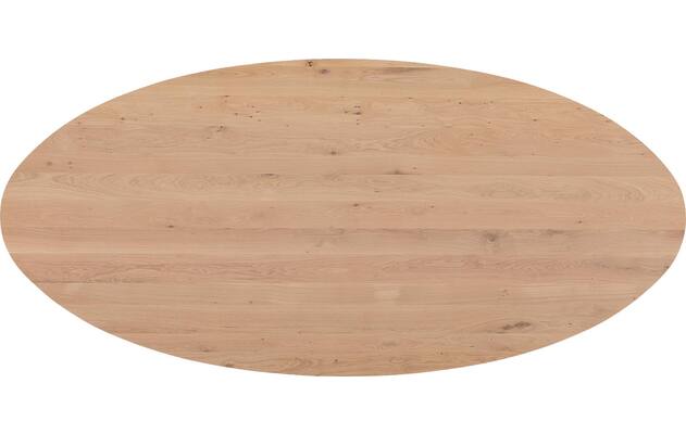 Goossens excellent eettafel gs 1302 blank eiken - 8219484-06