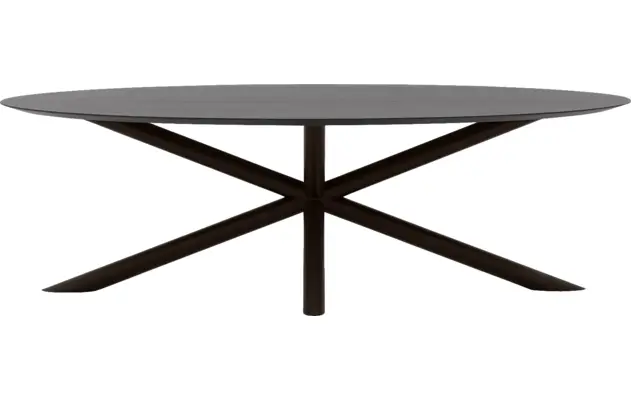 Goossens excellent eettafel gs 1302 zwart eiken - 8219489-02